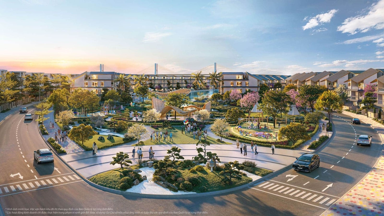 Công Viên Chủ Đề và Không Gian Xanh tại Vinhomes Làng Vân